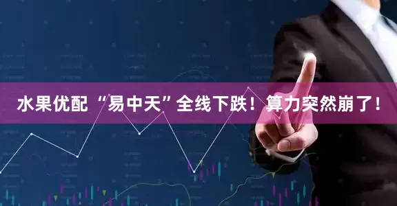 水果优配 “易中天”全线下跌！算力突然崩了！
